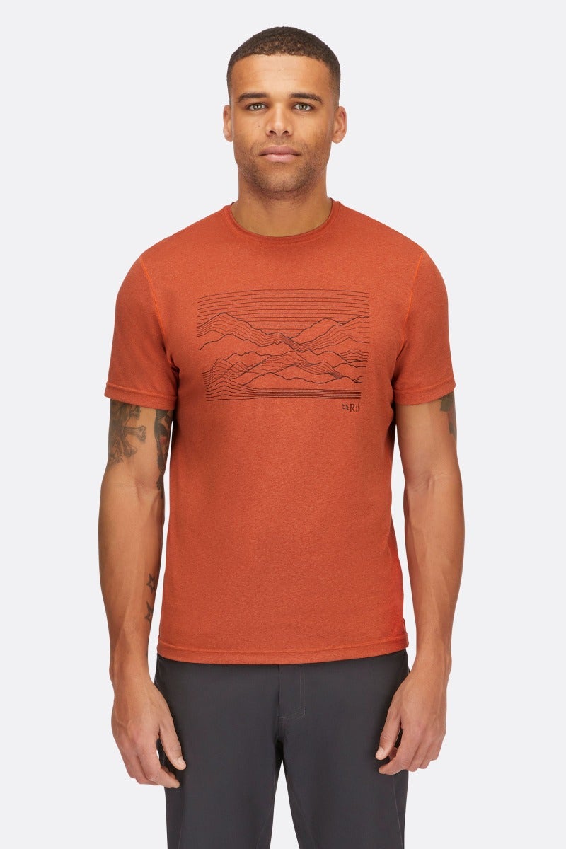 Mens rab t deals shirt sale
