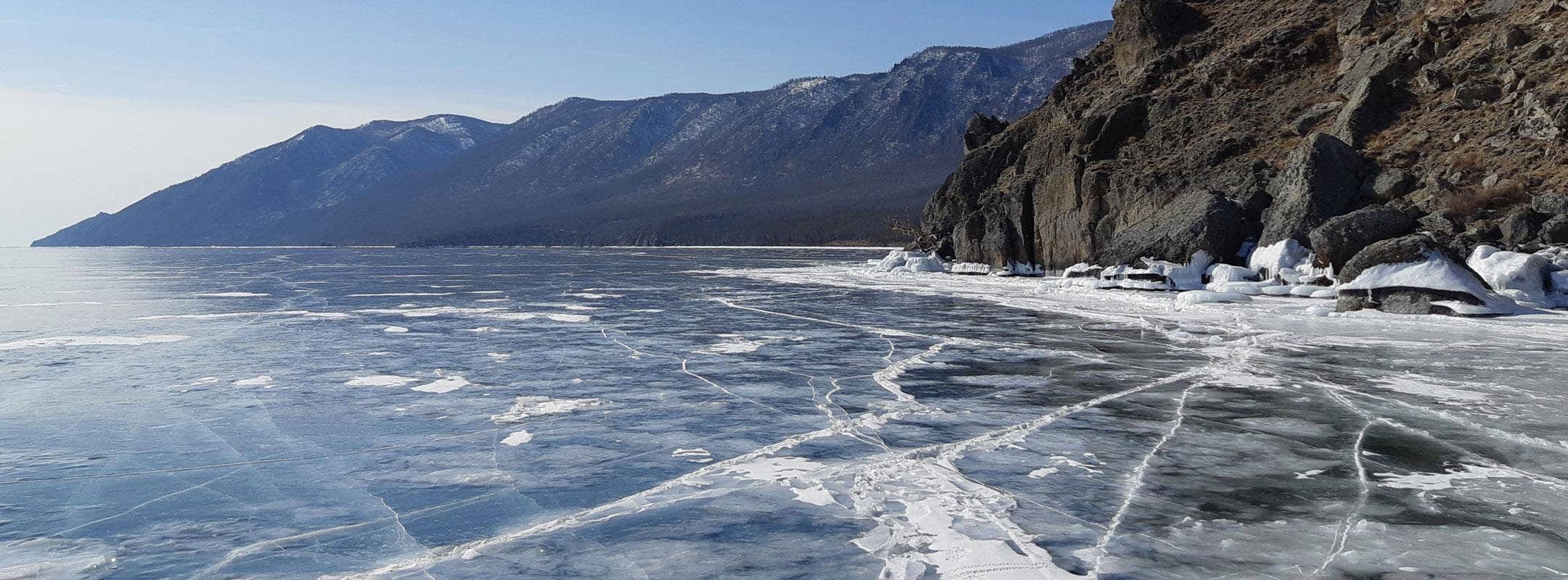 Frozen Lake Baikal 