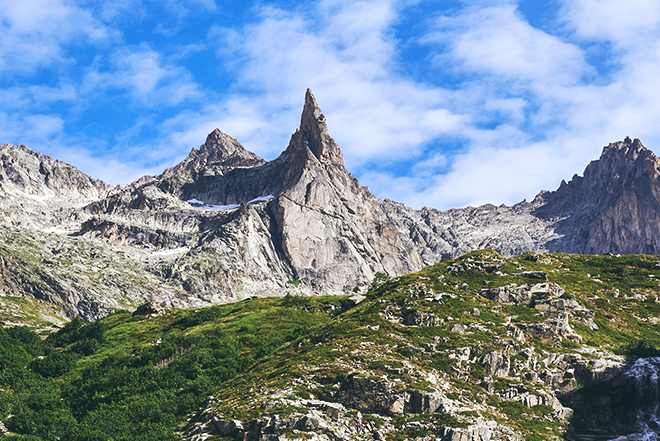 Aiguille Dibona - The Needle in the Blue