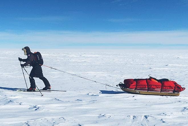 Skiing Antarctica