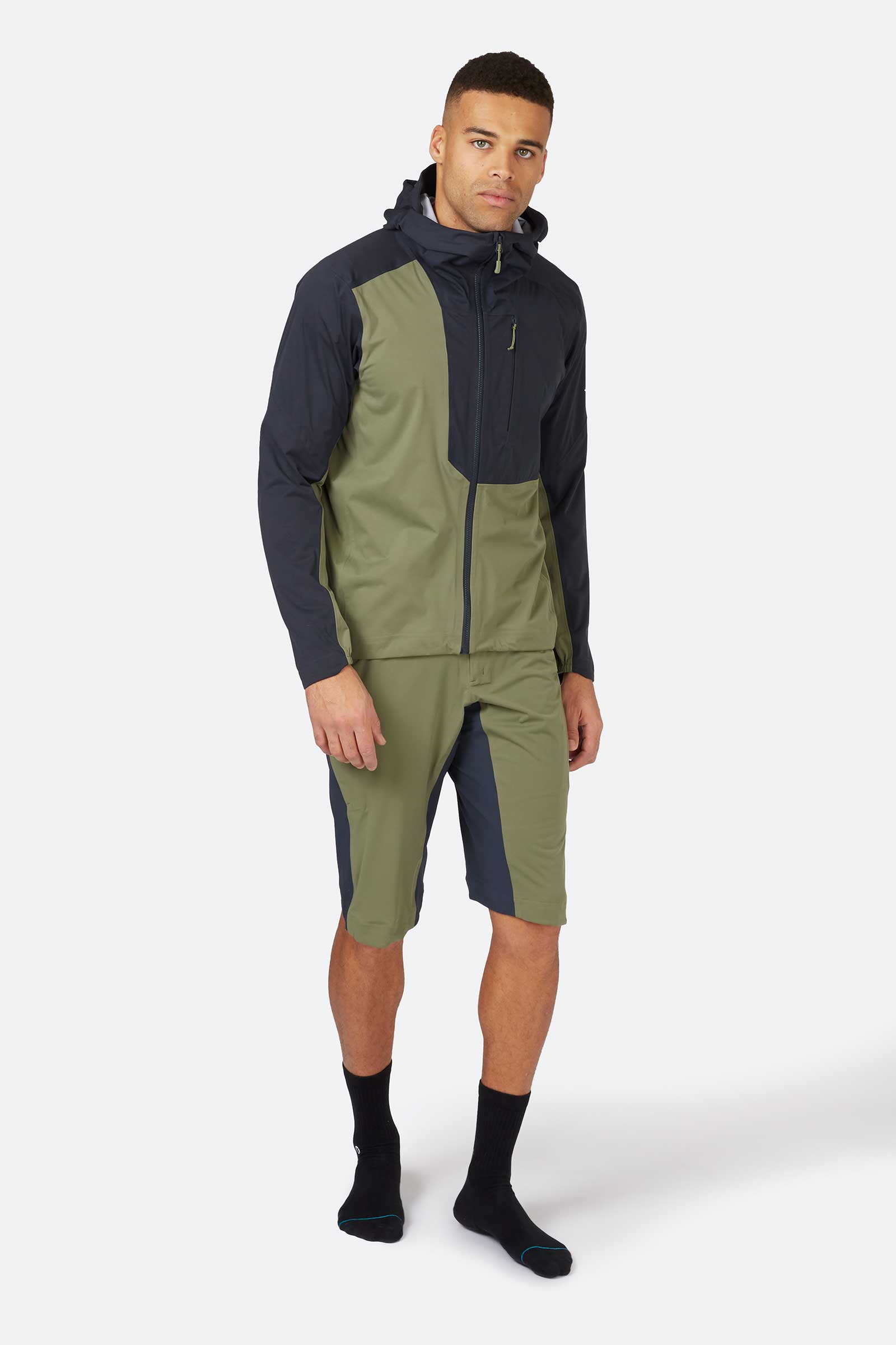 Men's Cinder Kinetic Waterproof Jacket  Outfit