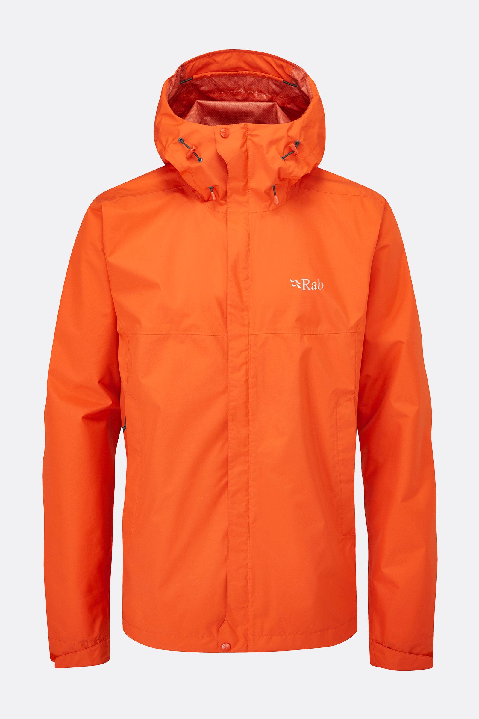 Rab downpour plus jacket orange on sale