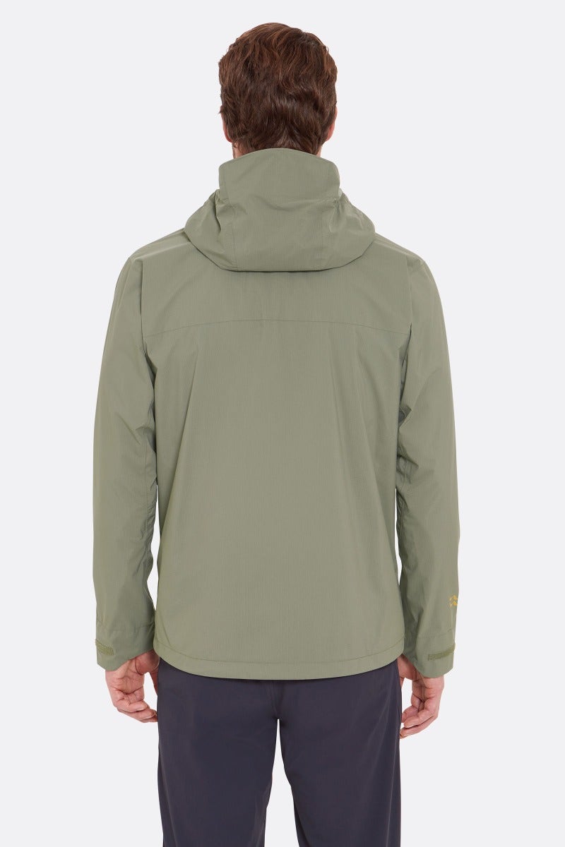Men s Downpour Light Waterproof Jacket Rab EU