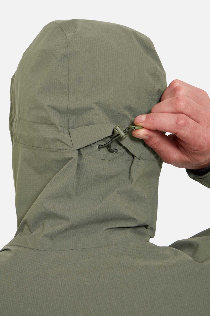 Men s Downpour Light Waterproof Jacket Rab EU