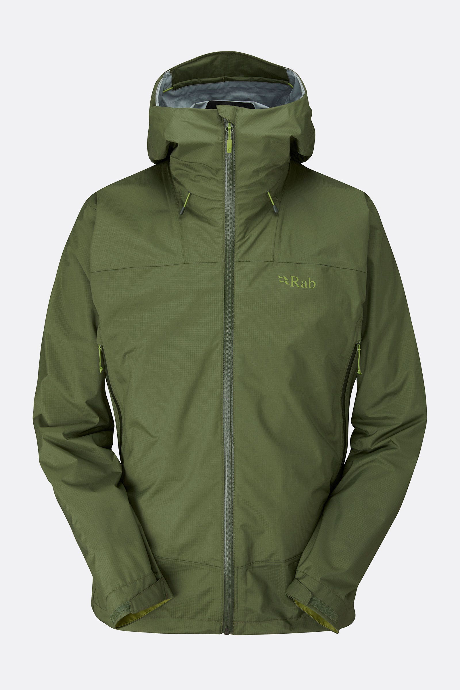 Rab downpour jacket field green outlet