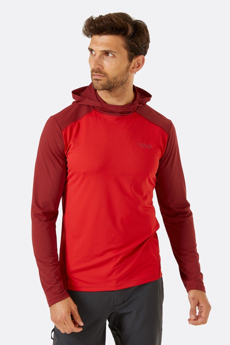 Men's Banff Force Hoody Ascent Red/Oxblood Red