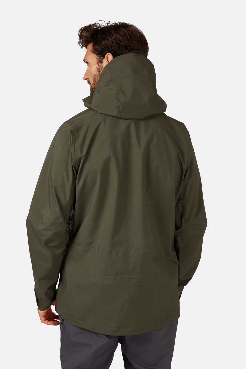 Olive gore tex jacket top