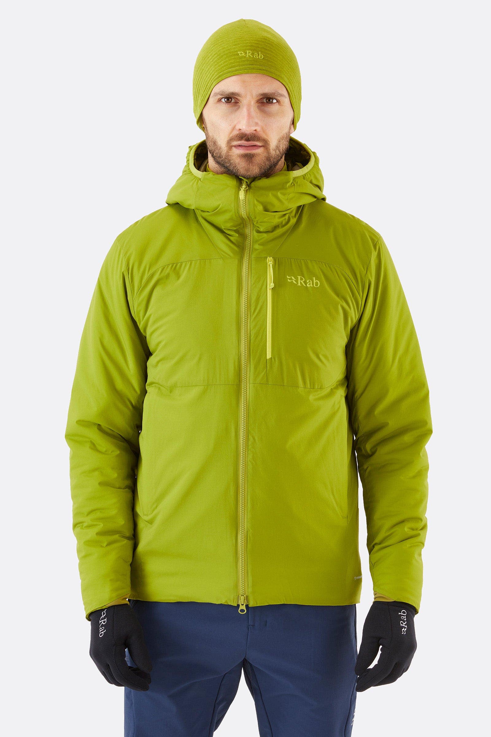 Isolierte Xenair Alpine-Jacke für ihn Aspen Green