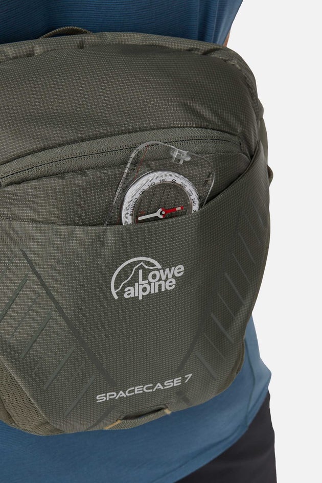 Lowe Alpine Space Case 7L Belt Pack Front Entry Detail