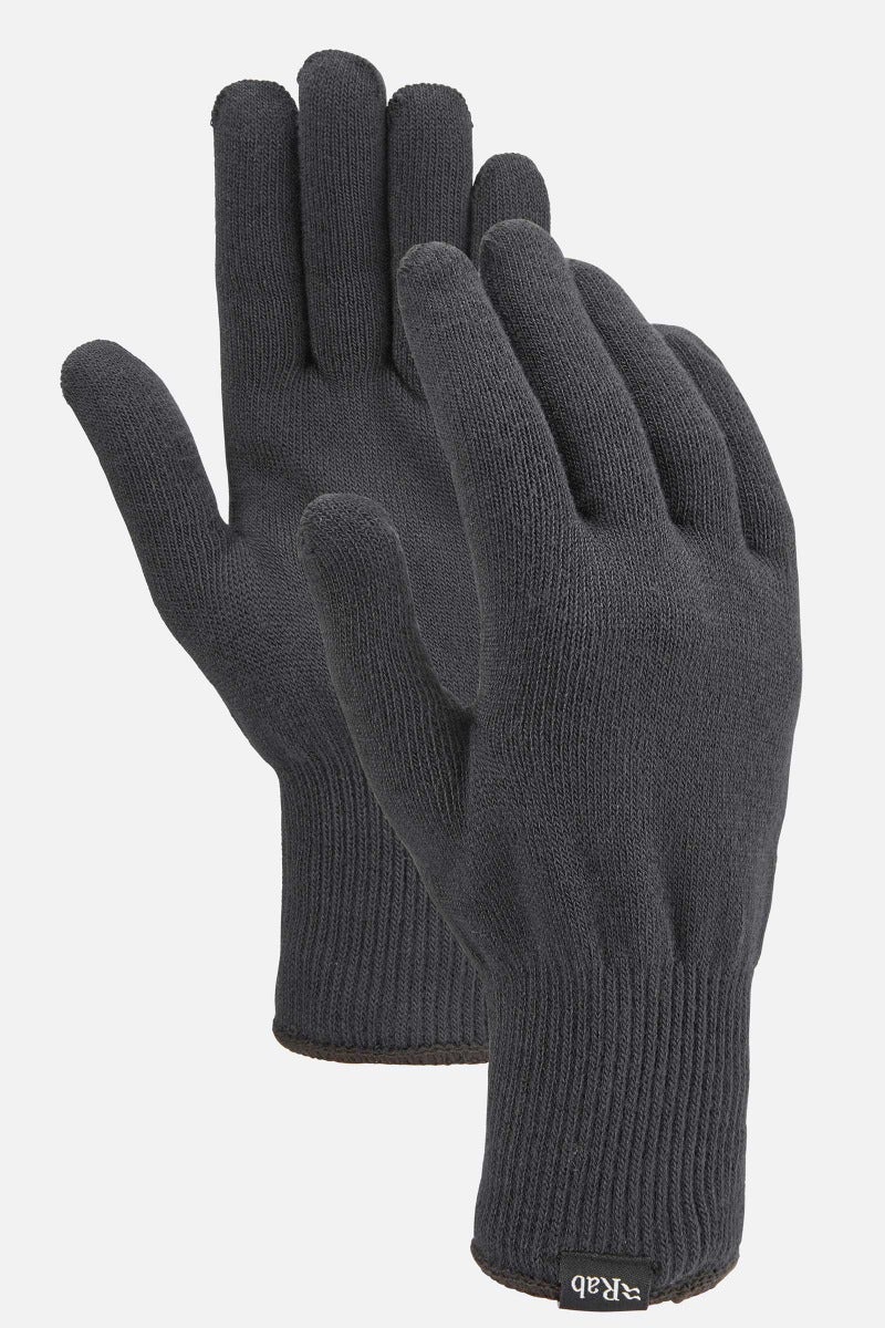 Rab Stretch Knit Glove Black