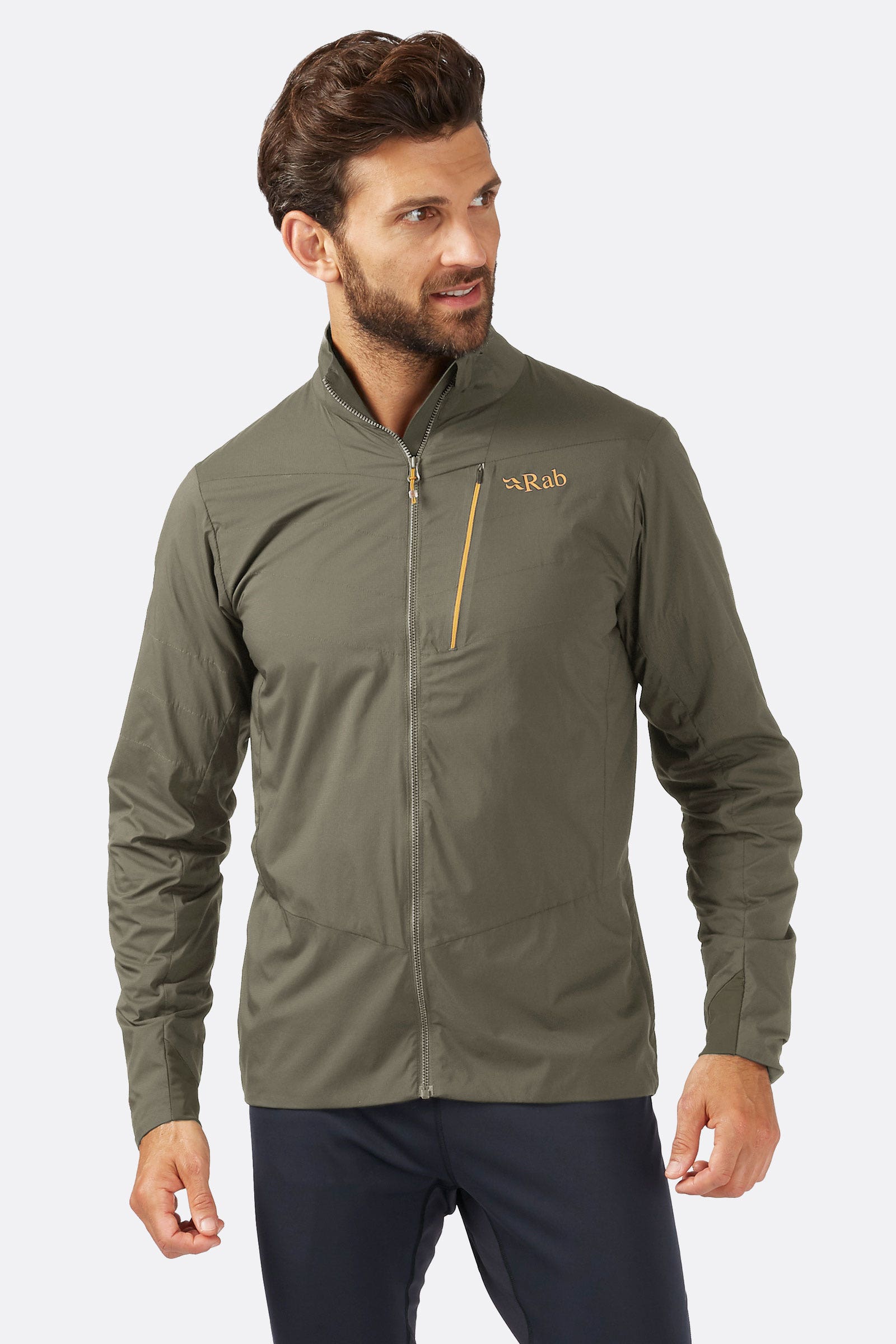 Alpha flash turquoise jacket rab