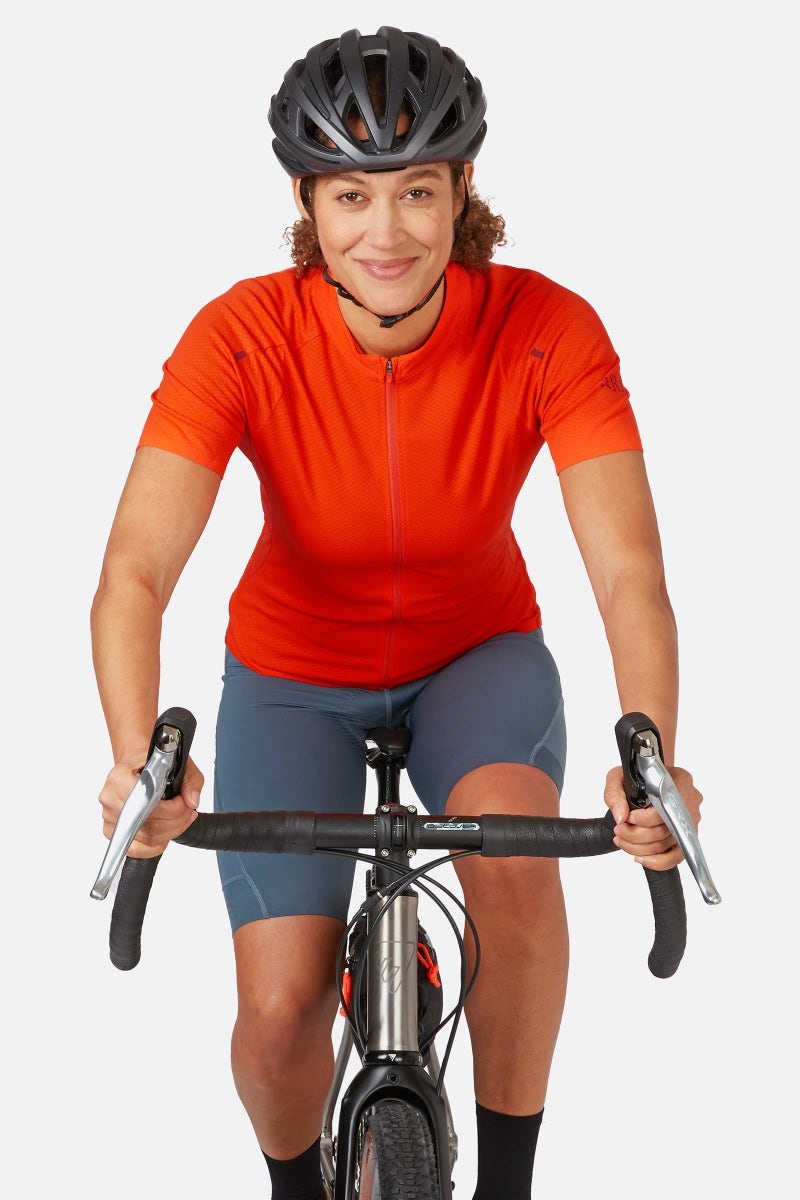 Red cycling hotsell jersey women's