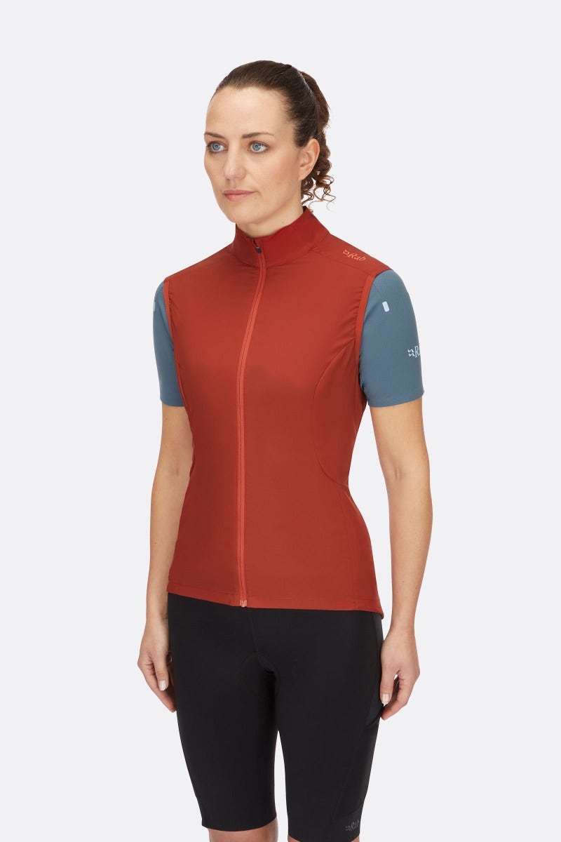 Gilet de velo sans manche Cinder Windveil pour femmes Rab FR