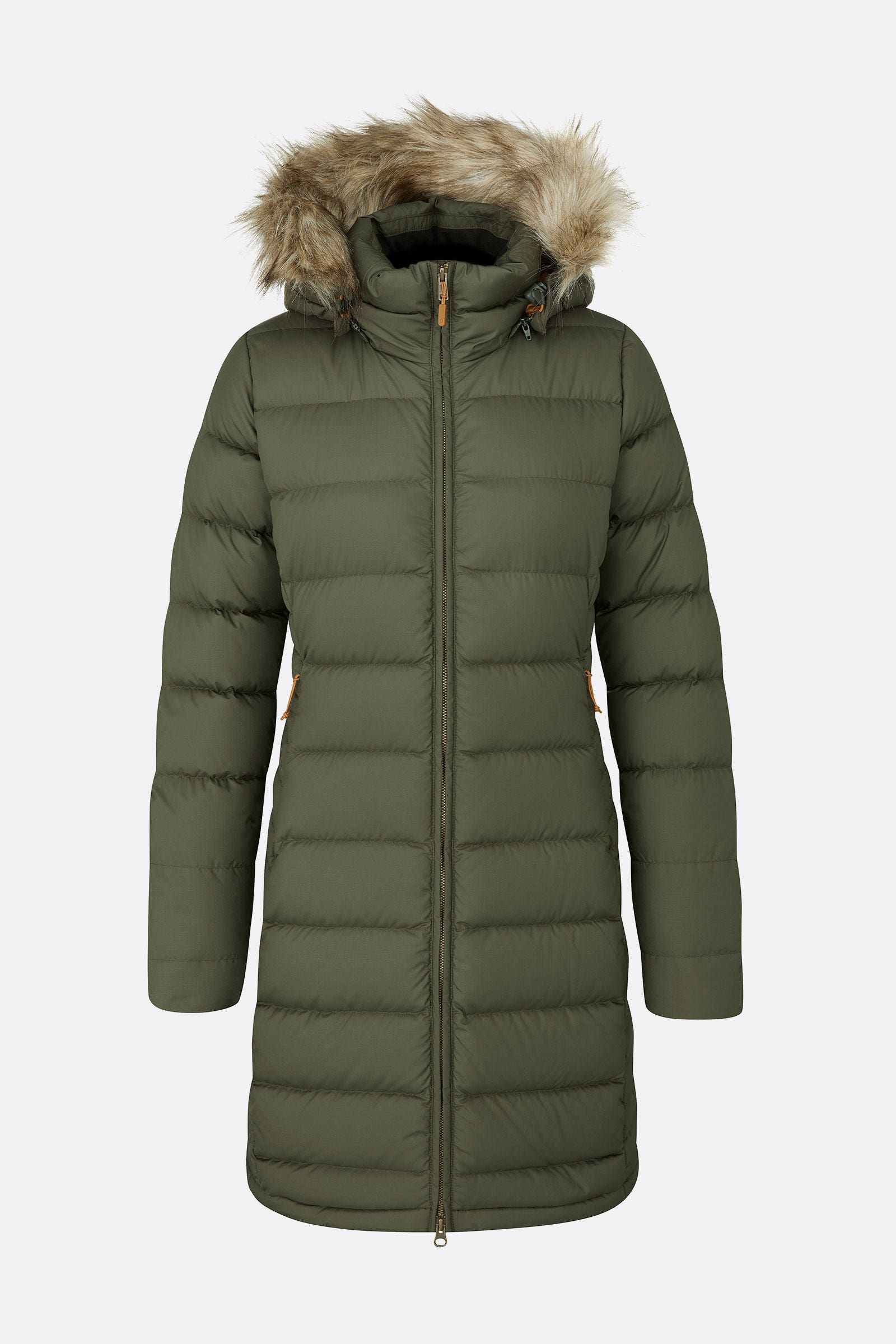 Women's deep cover parka top