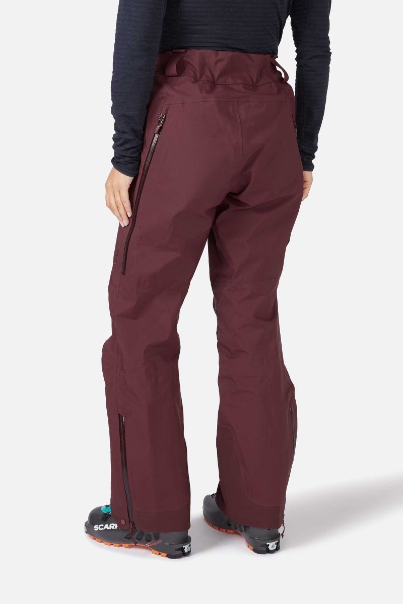 Burgundy ski shop pants womens