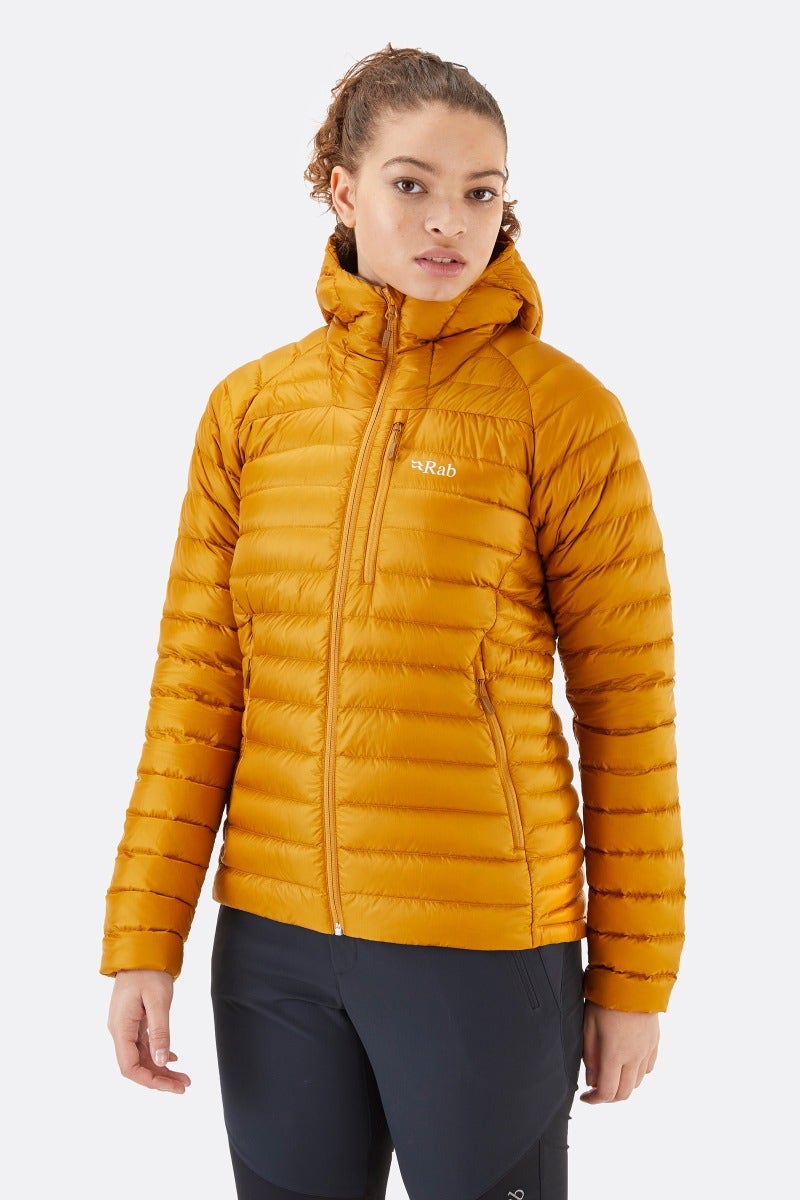 Manteau en duvet Microlight Alpine pour femmes Dark Butternut