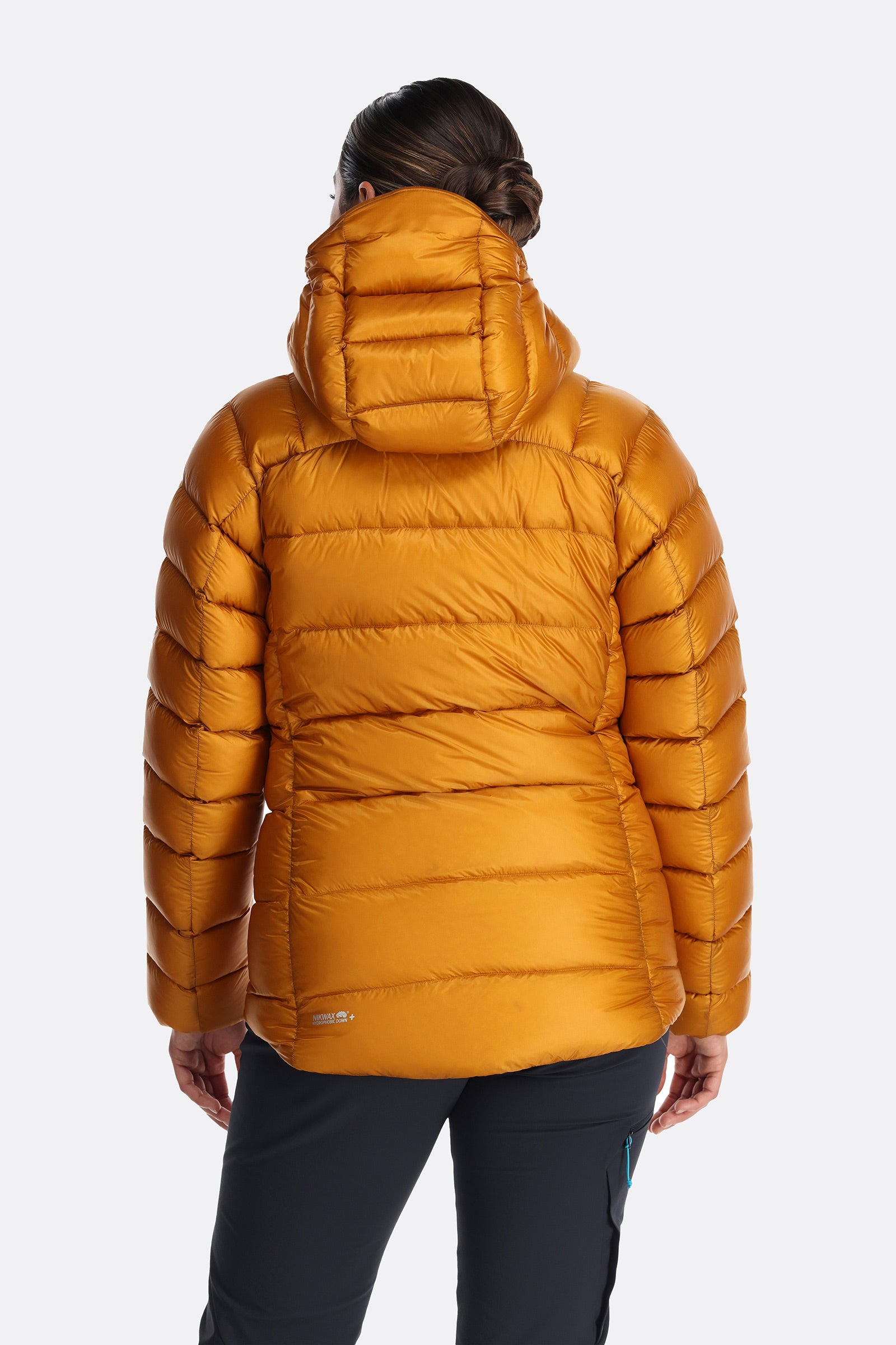 Rab yellow down shop jacket