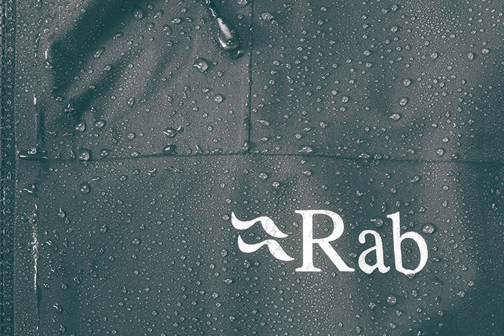 Image of waterproof Jacket with water beading visible