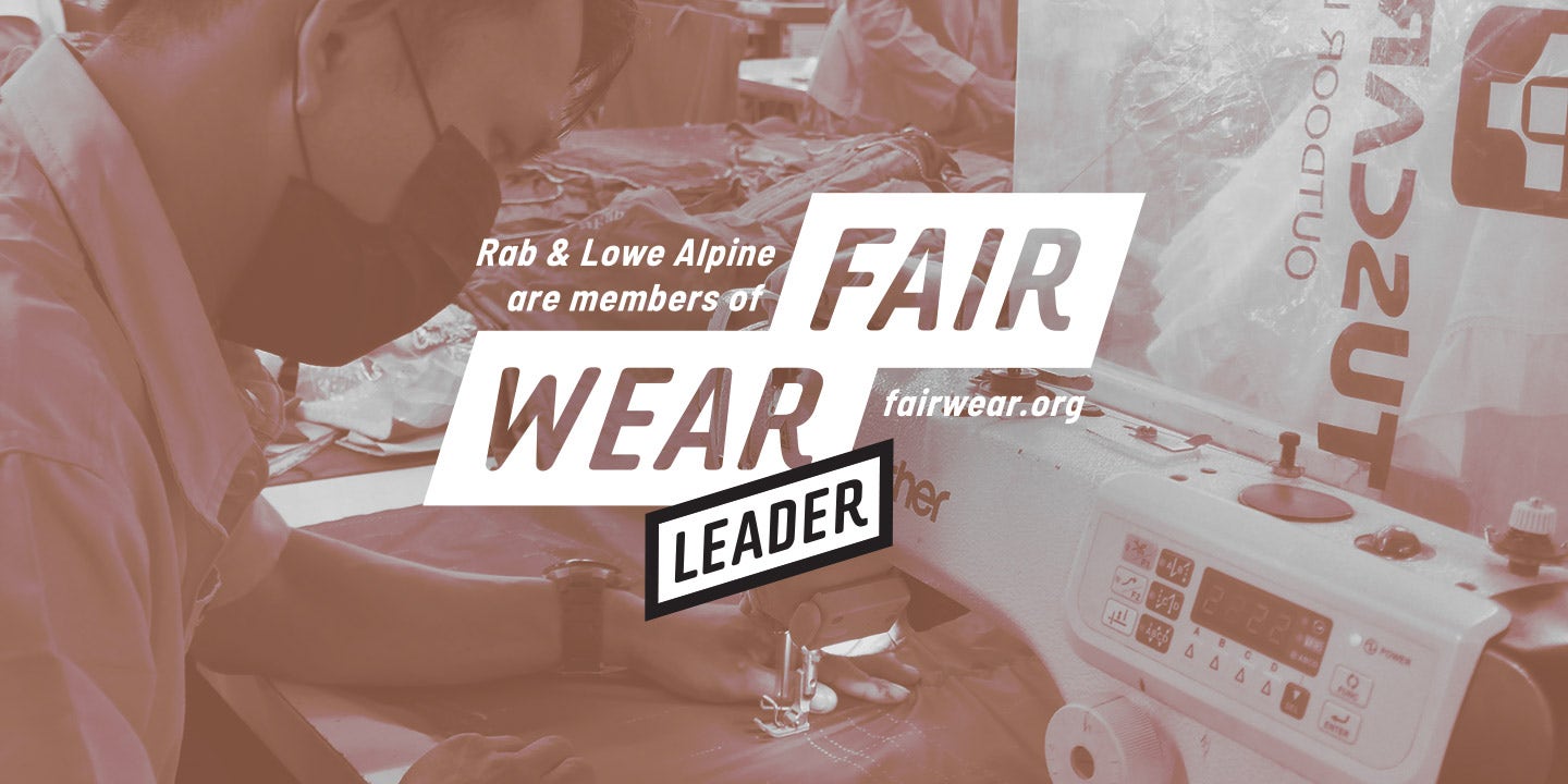 Image of garment worker with "Fair Wear" logo overlaid