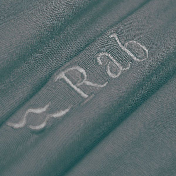 Closeup of Rab midlayer fabric