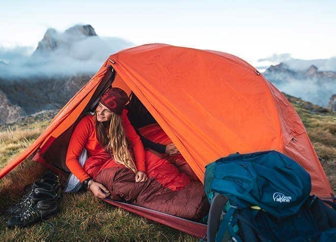 Rab Signup Image - Campers on a mountainside
